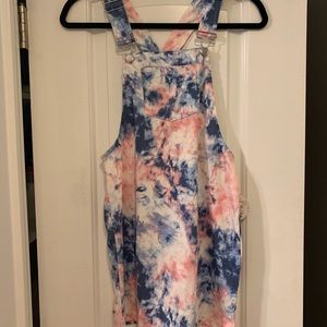 💙💕 girls tie dye overall dress💕💙